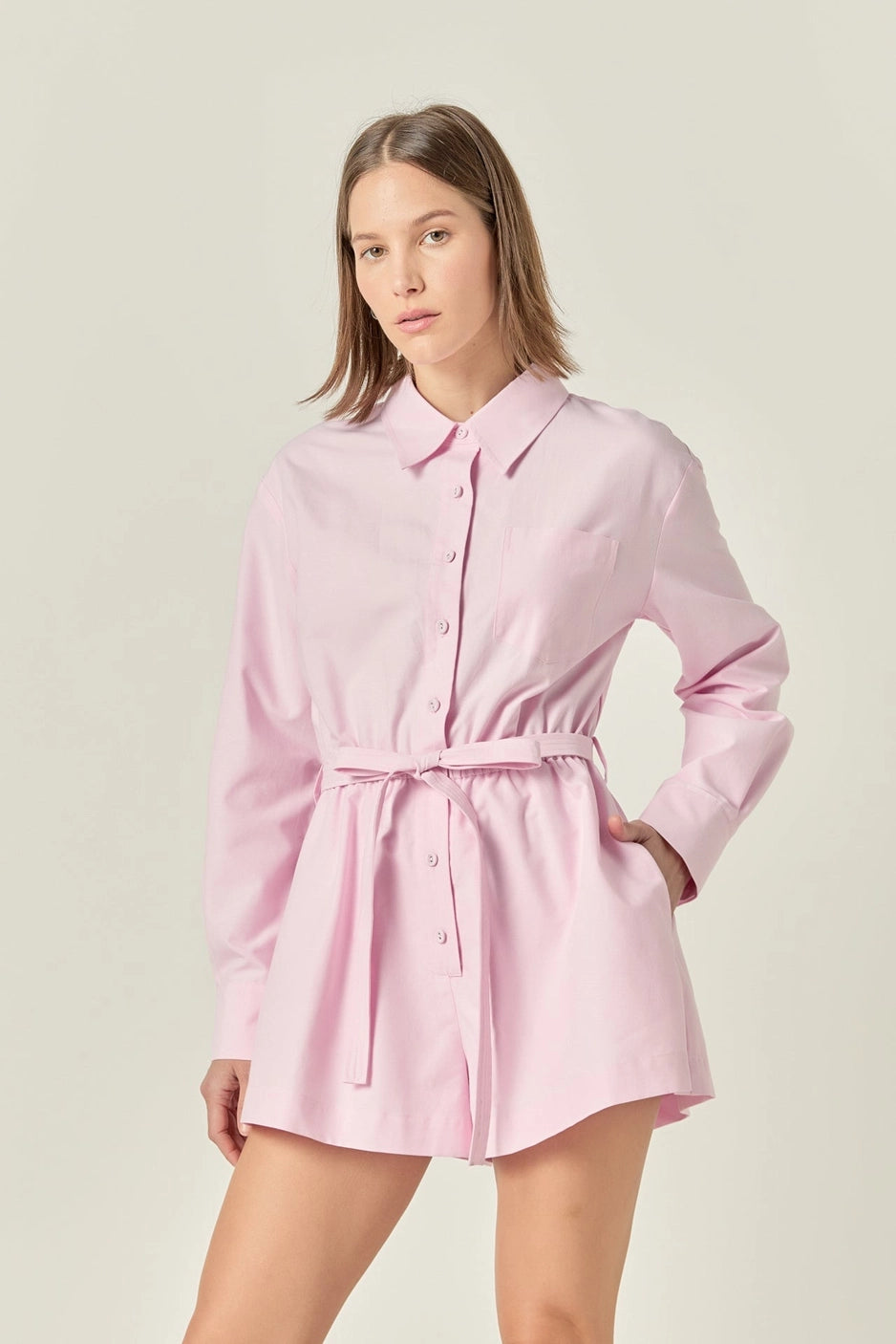 English Factory Pink Fabric Romper – C-Squared Boutique and Gifts