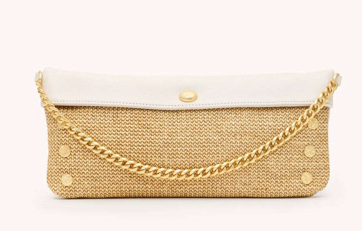 Hammitt Invitation Clutch Calla Lily White