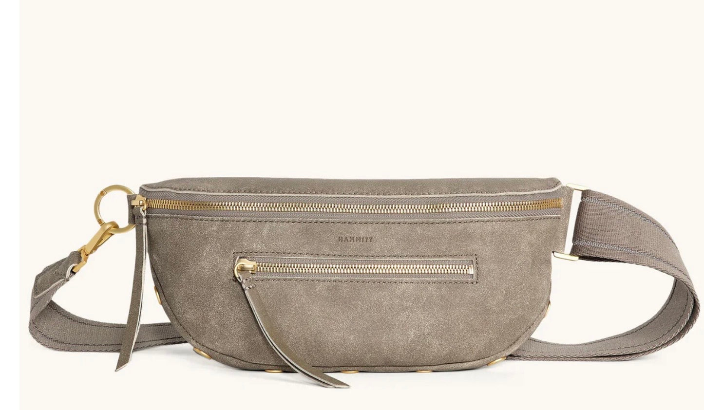 Hammitt Charles Crossbody Pewter
