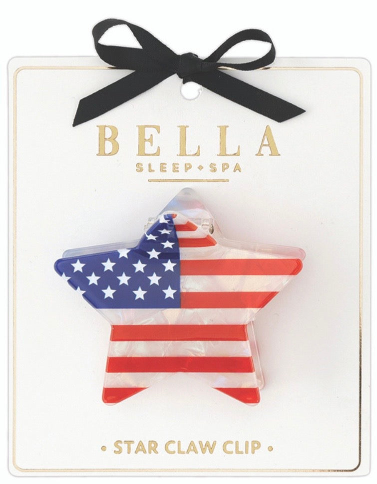 Bella Claw Clip R/W/B