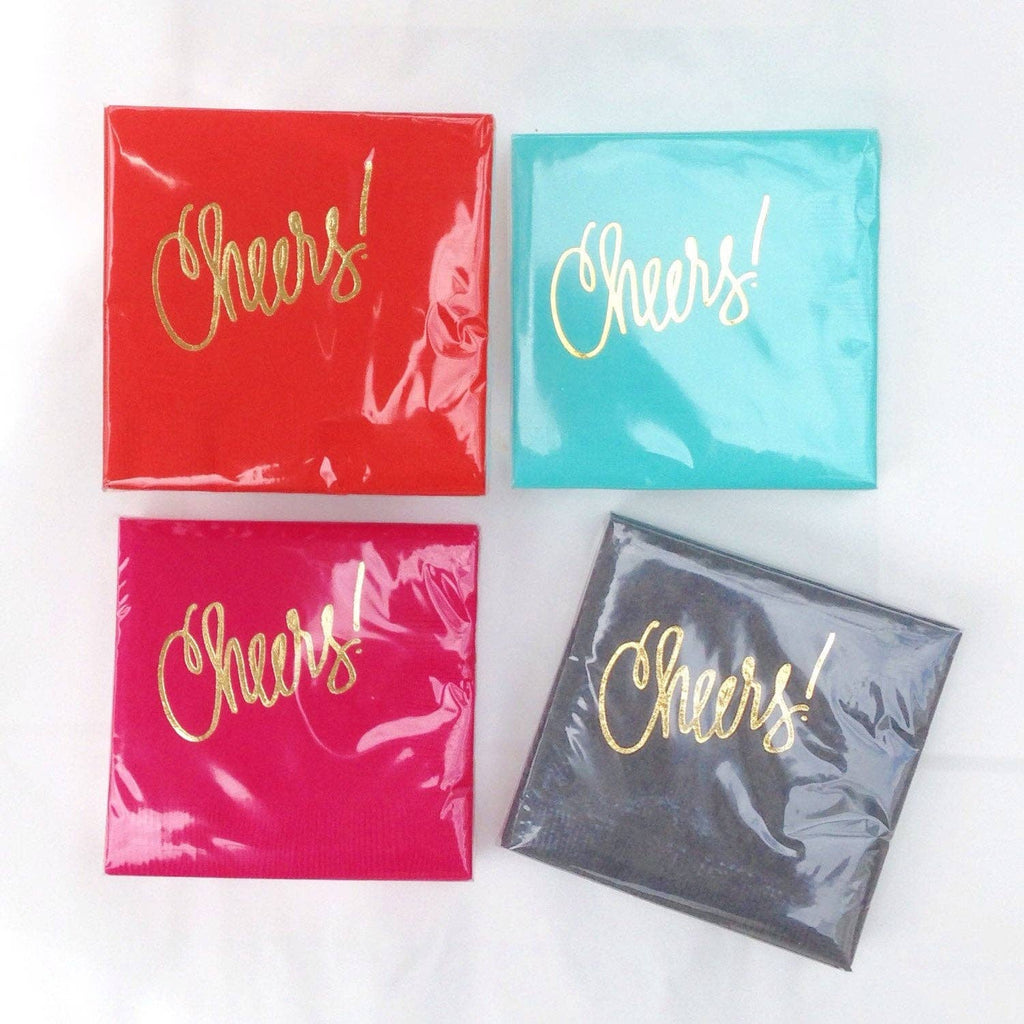 Natalie Chang - Cheers! | Napkins Black