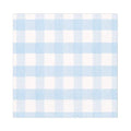 Caspari Light Blue Gingham Cocktail Napkin