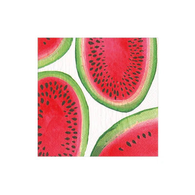 Caspari Watermelon Cocktail Napkin