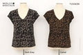 Molly B Leopard Knitted Tee - Black