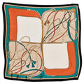 BeltSilky Square Neck Scarf SPSS-3509: BG