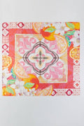 Orange Mosaic Print Bandana BS0129: Coral