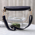 Lorna Clear Gameday Studded Crossbody Bag: Navy