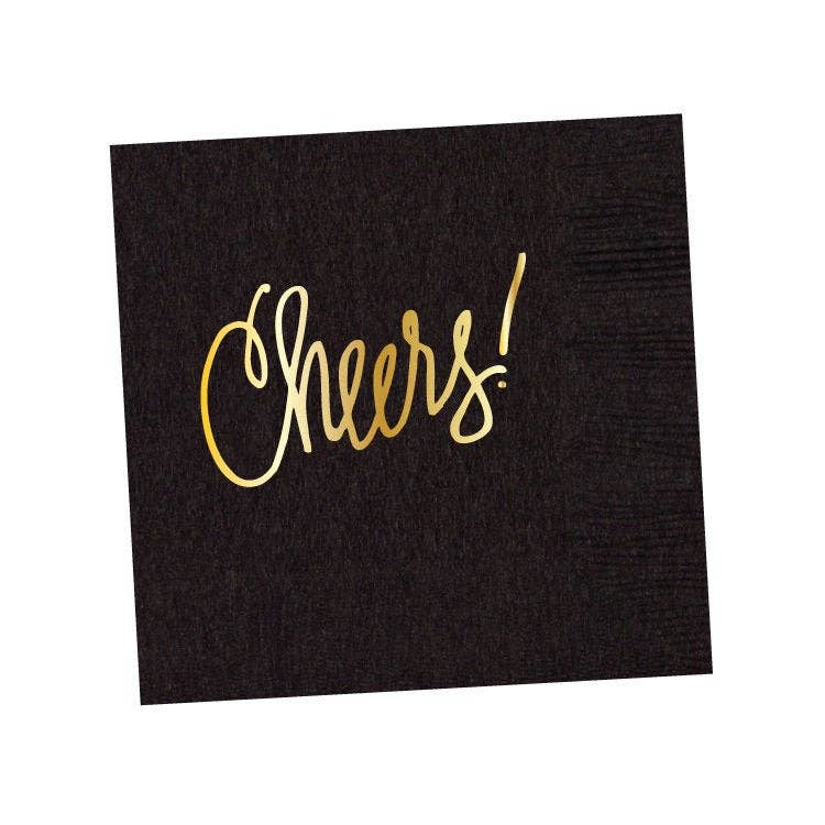 Natalie Chang - Cheers! | Napkins Black
