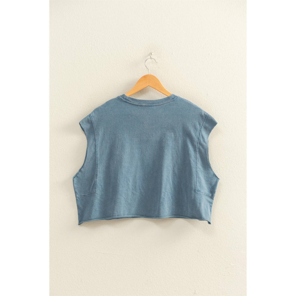 Double Zero - Crew Neck Boxy : MINT