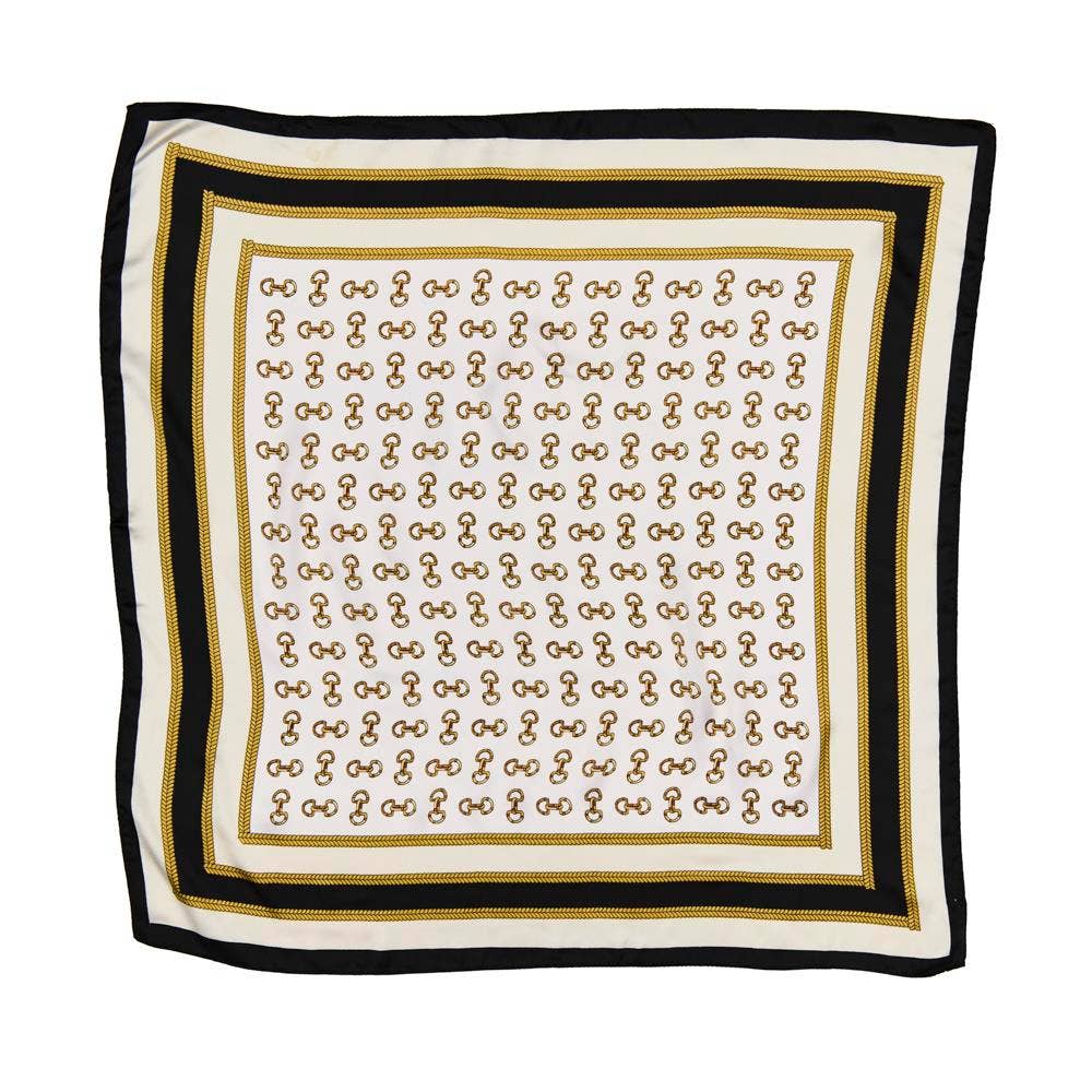 anbfashion - SILKY SQUARE NECK SCARF SPSS-3510: Nv