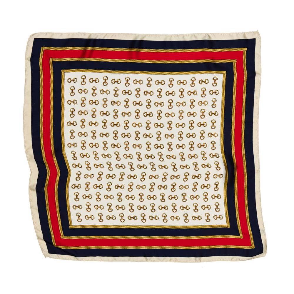 anbfashion - SILKY SQUARE NECK SCARF SPSS-3510: Nv