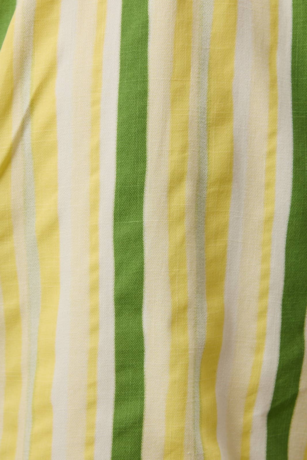 Sunday Edition - BOAT NECK SLEEVELESS BACK TIE STRIPE MINI DRESS: CREAM-LEMON
