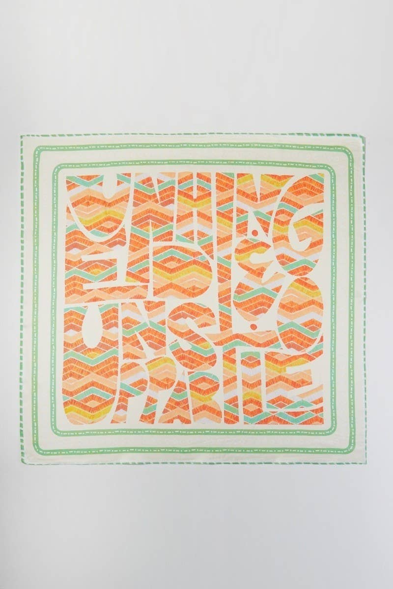 Abstract Tribal Print Bandana BS0135: Pink