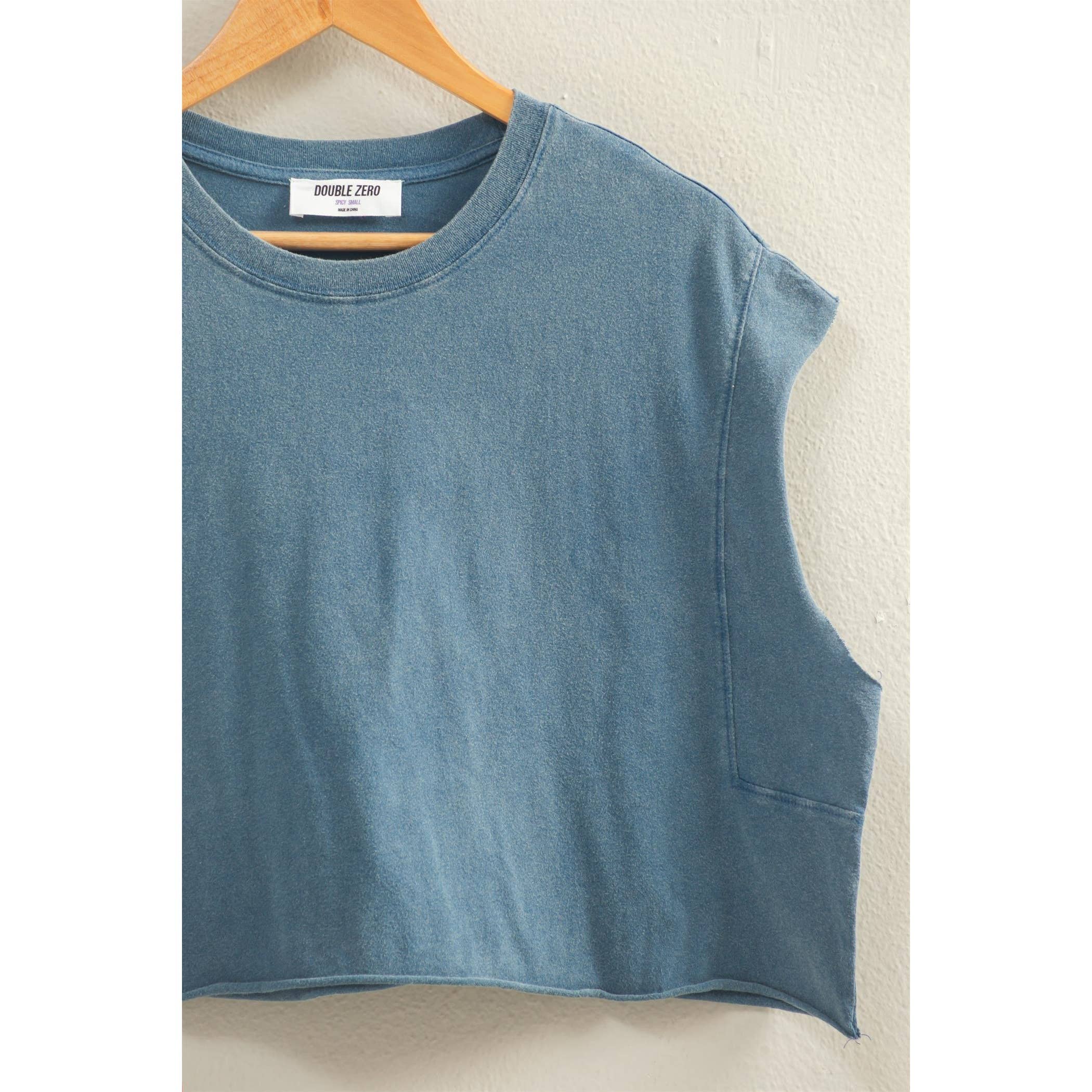 Double Zero - Crew Neck Boxy FUCHSIA