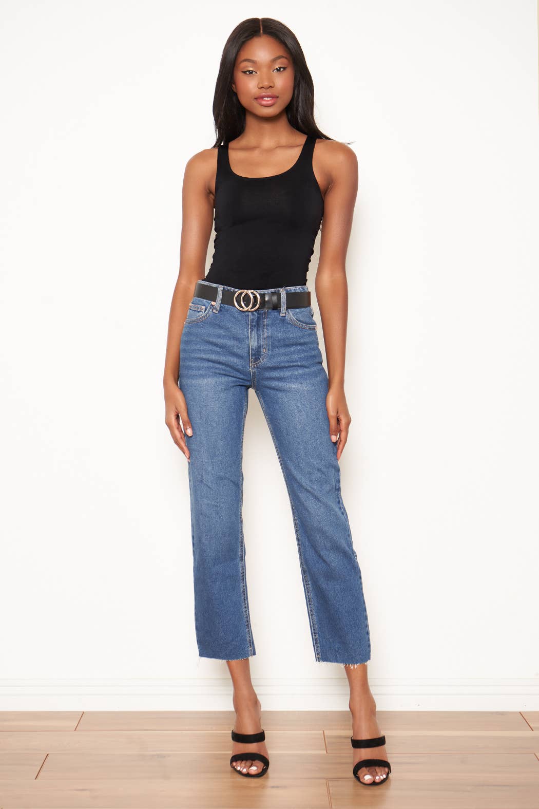 Sugarlips - Seamless Scoop Neck Tank Top: Black / ONE