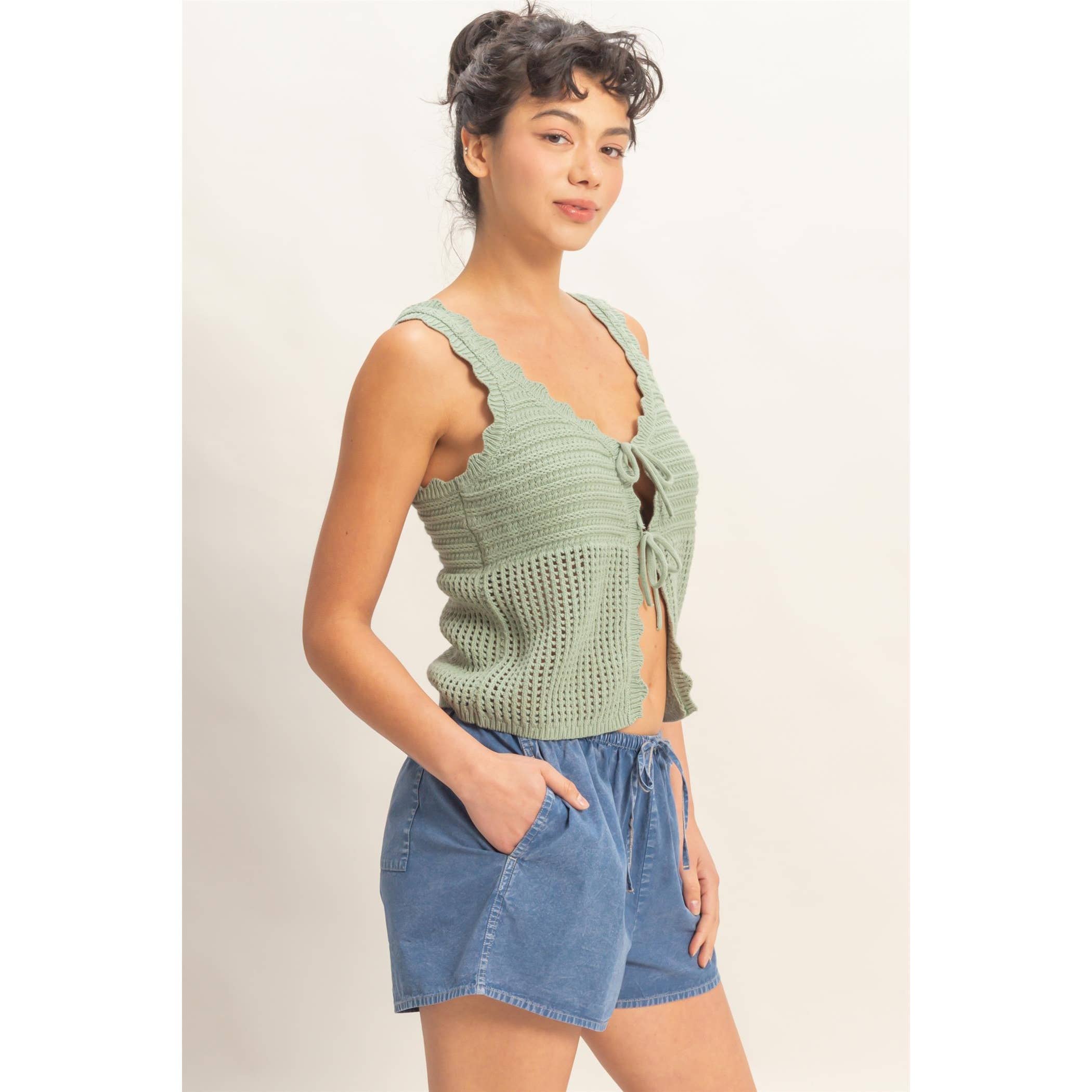 Double Zero - Sleeveless Open: BLUE