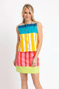 Karlie Multi Stripe Skirt and Top Set