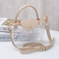 Gladys Clear Gameday Mini Crossbody Bag: Champagne Gold
