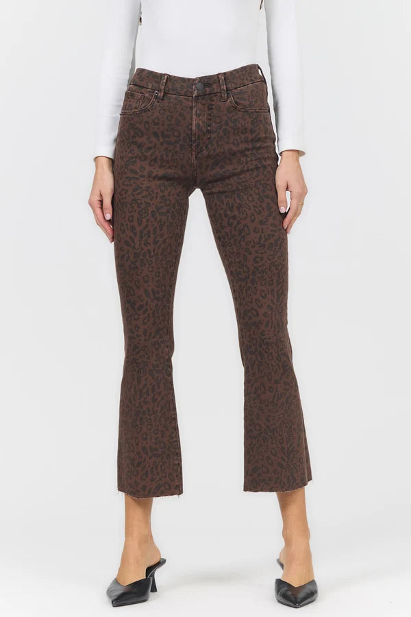 Dear John Jeanne in Brown Leopard
