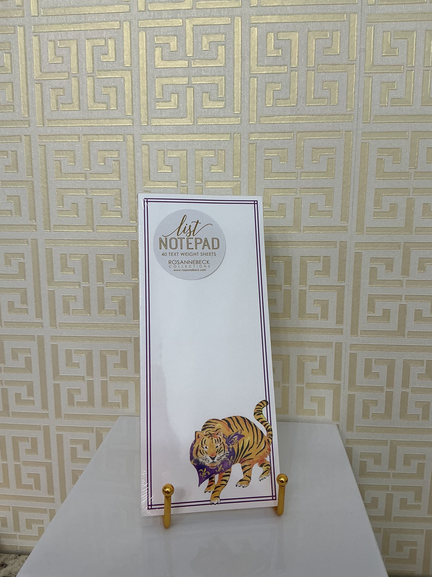 Roseanne Beck Skinny Notepad LSU