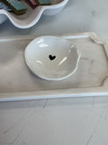 CB Brands Ceramic Dip Plate Heart