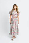 Karlie Paris Floral Belted Maxi