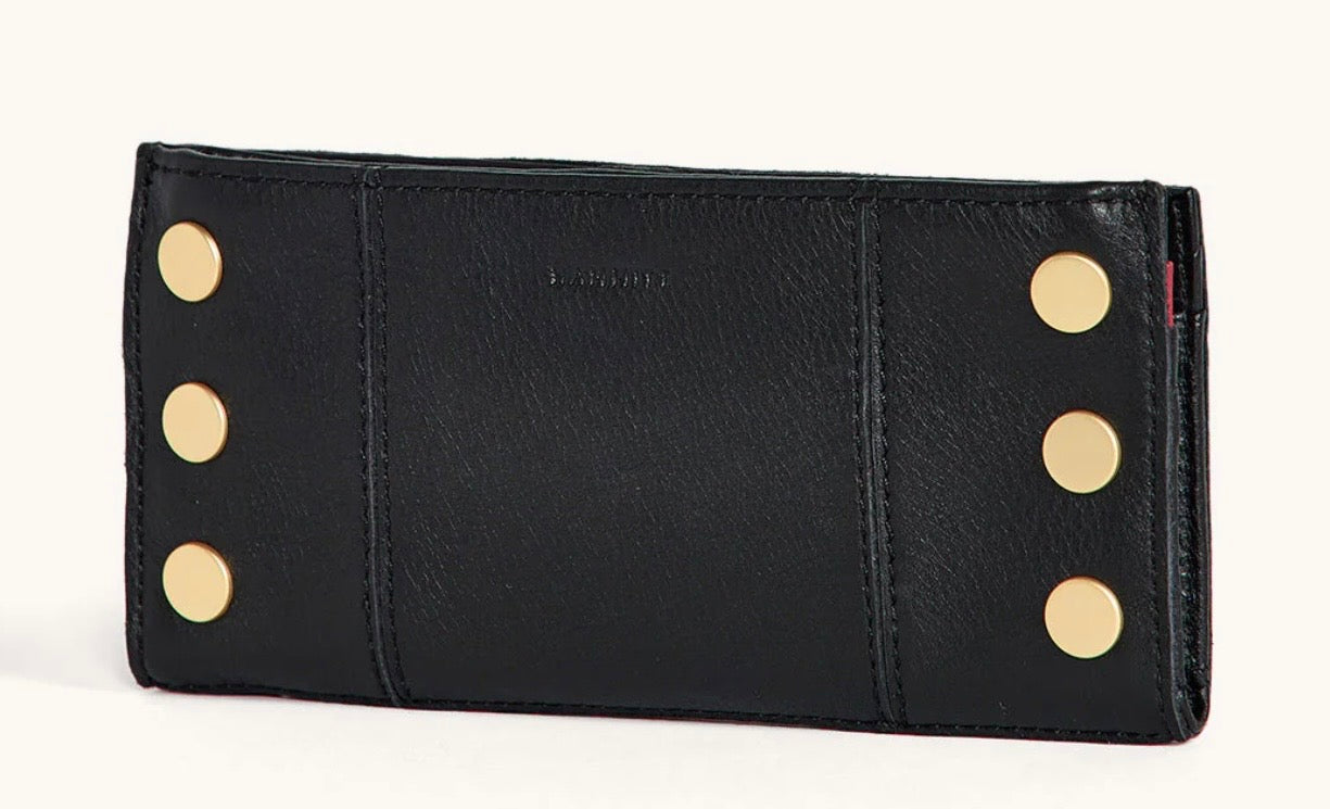 Hammitt North Black Red Zip Wallet