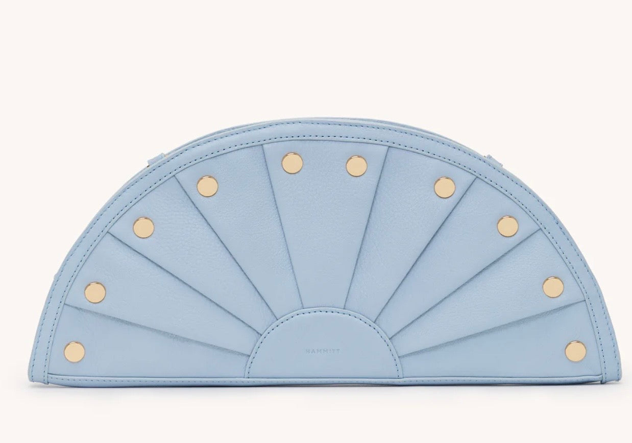 Hammitt Shelley Clutch Hazy Blue