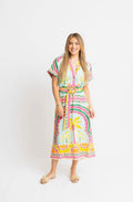 Karlie Palm Beach Shirt Dress w/ Belt