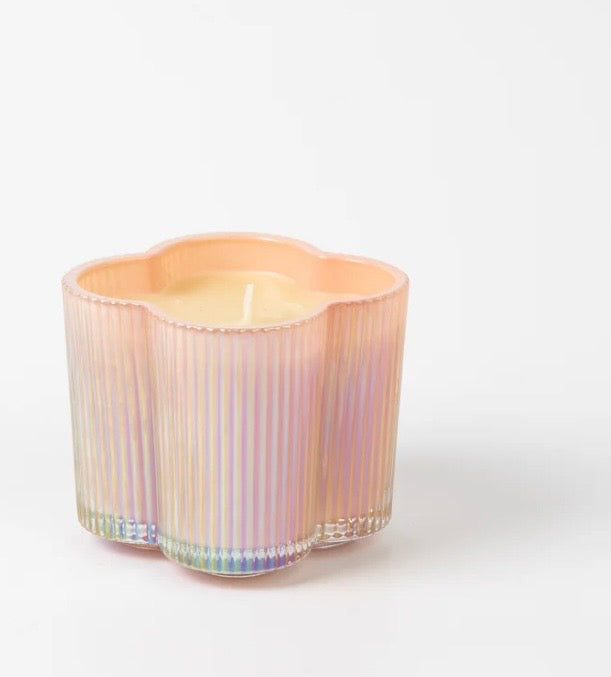 Sweet Grace Pink Flower Candle