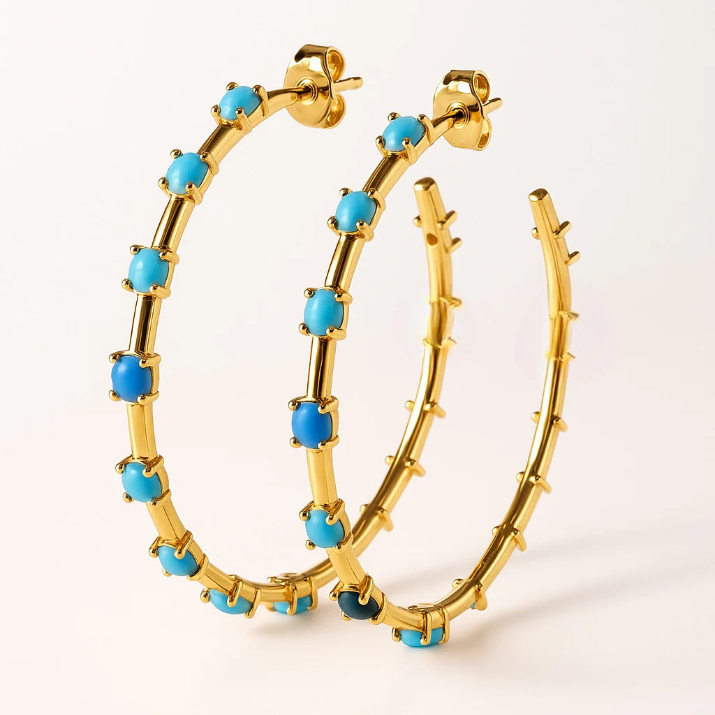 Allison Avery Magic Hoops Turquoise
