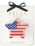 Bella Claw Clip R/W/B