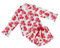 Bella Velvet Bow Roses PJ Set