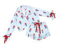 Bella Velvet Bow Floral PJ Set