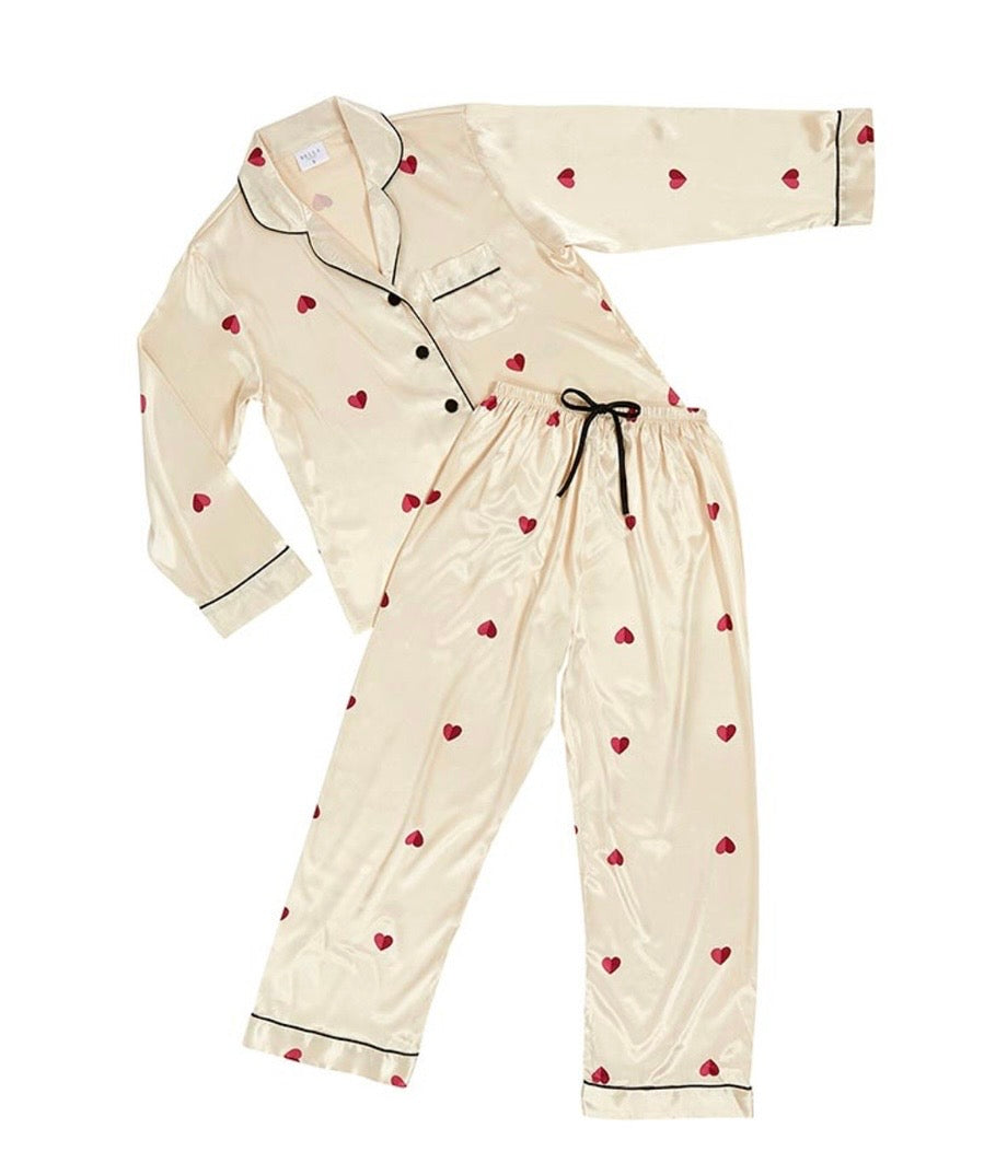 Bella Long Sleeve Heart PJ Set