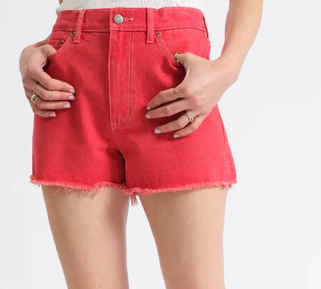 DAZE Denim Chili Pepper Troublemaker High Rise Short