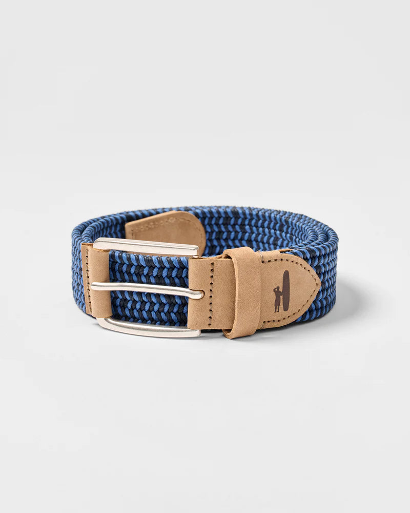 Johnnie-O Cotton Stretch Blue Twilight Belt