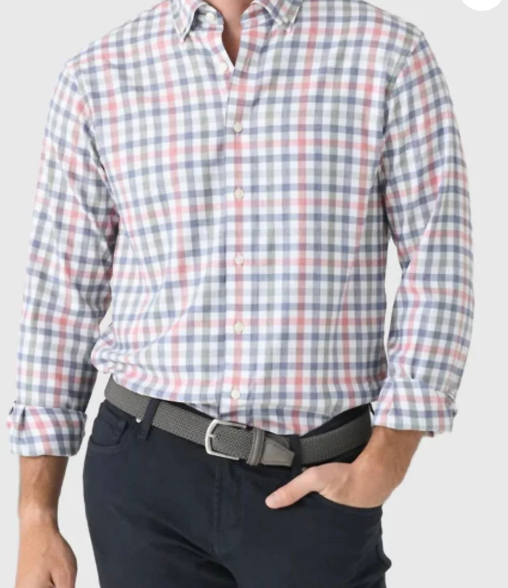 Johnnie-O Callum Button Down Navy