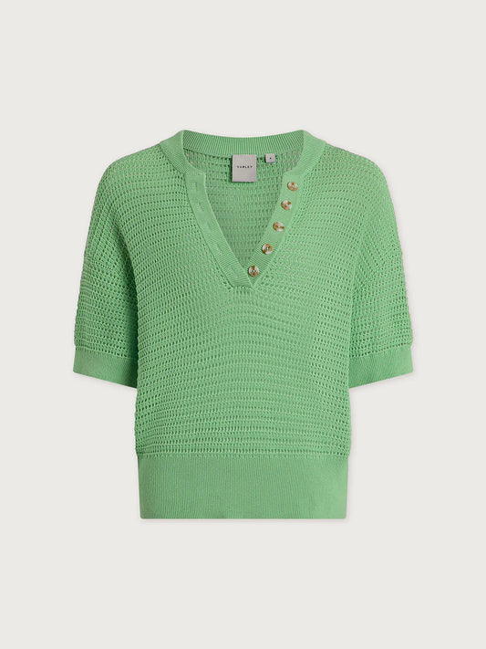 Varley Callie Knit Top Sage Mint