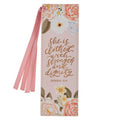 Bookmark Leather Pink Strength
