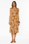 Velvet Heart Persa Cocoa Floral Dress