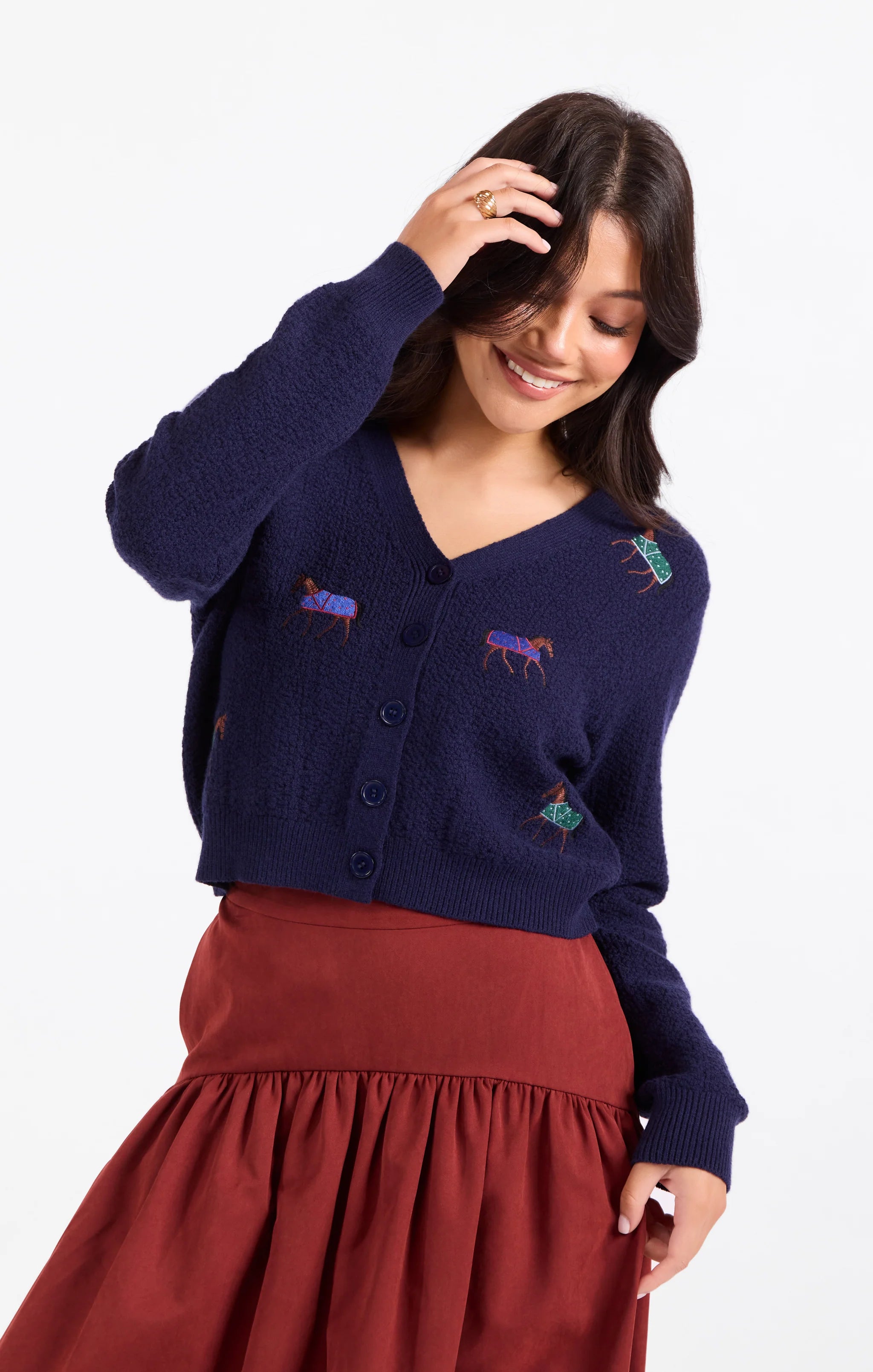 Sadie and Sage Esme Horse Cardigan