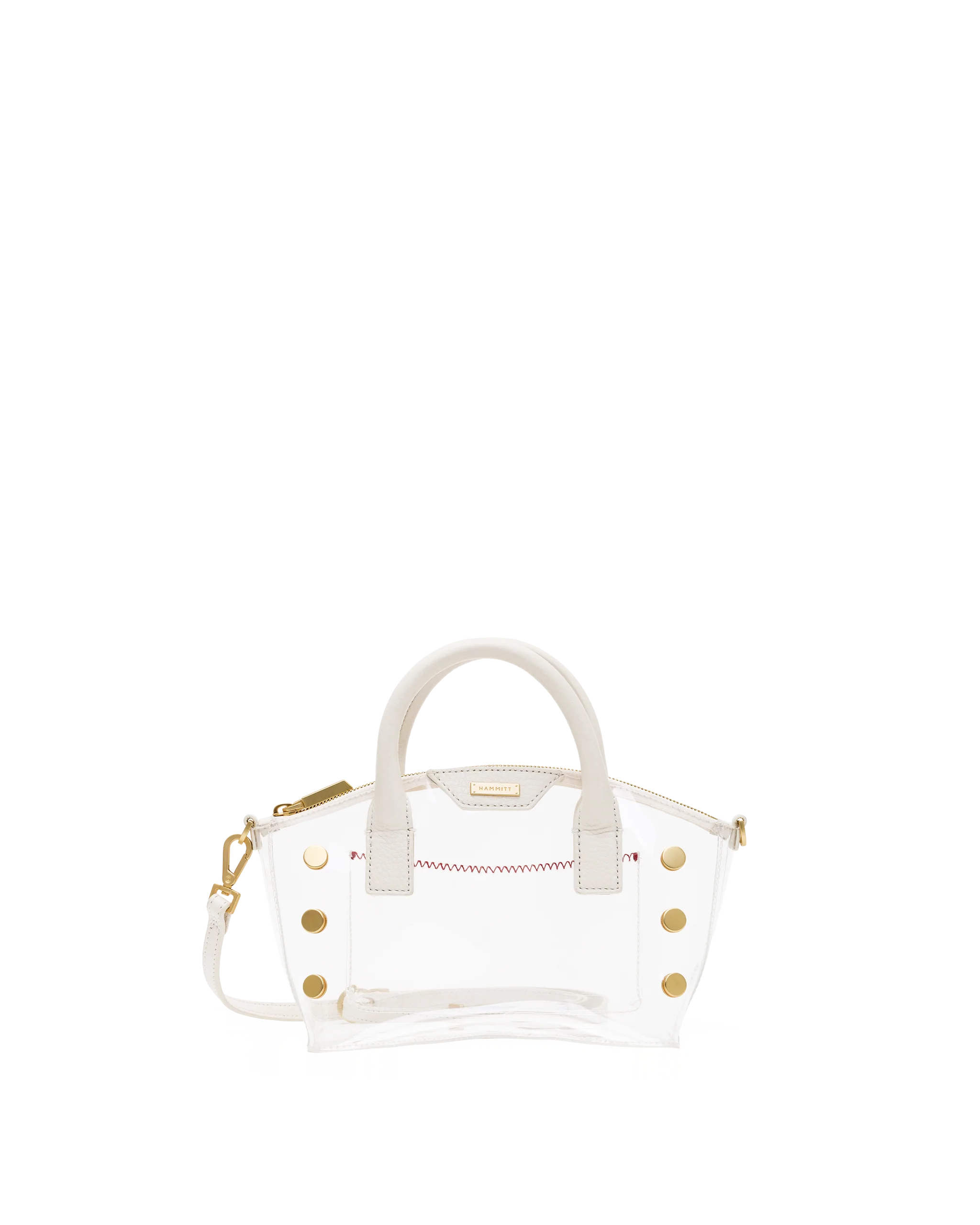 Hammitt Paula Clear Calla Lily White Bag