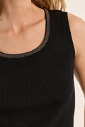 Molly Bracken Black Knitted Top