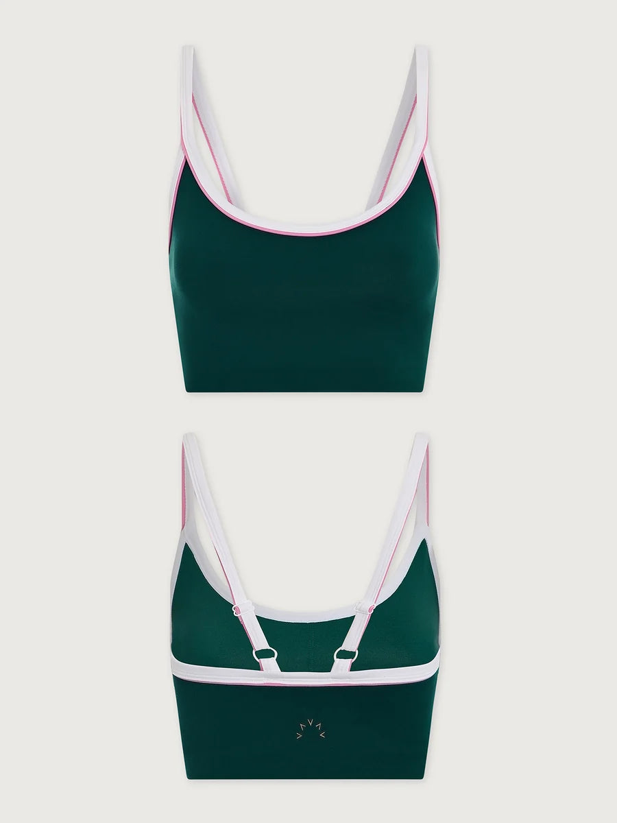 Varley Freesoft Piper Bra in Pine