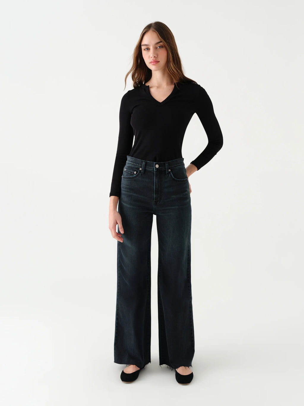 DAZE Midnight Far Out High Rise Denim
