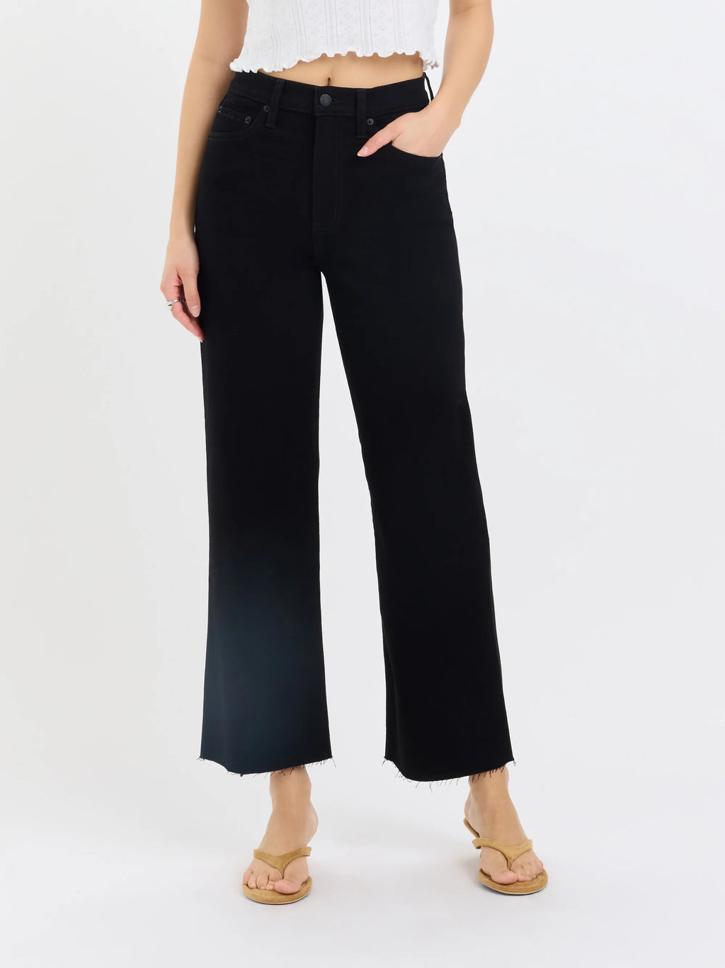 DAZE After Party High Rise Ankle Denim