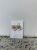 Gemelli Torunn Flower Earrings-White