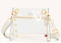 Hammitt Tony Small Clear Lily White