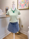 Sadie and Sage Lumen Sage Green Tee